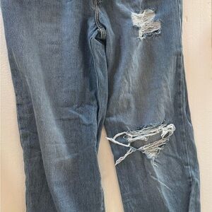 Levi's Light Blue Distressed Boyfriend Jeans